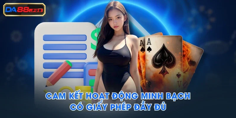 Cam kết hoạt động minh bạch có giấy phép đầy đủ Cam kết hoạt động minh bạch có giấy phép đầy đủ