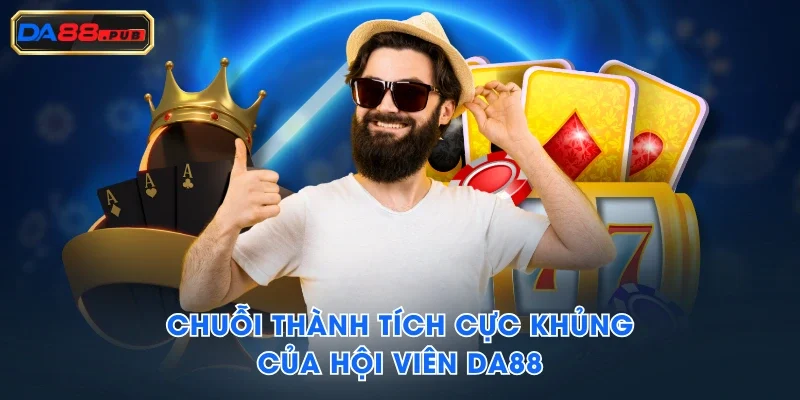 Chuỗi thành tích cực khủng của hội viên DA88 Chuỗi thành tích cực khủng của hội viên DA88