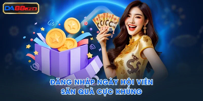 Đăng nhập ngày hội viên săn quà cực khủng Đăng nhập ngày hội viên săn quà cực khủng